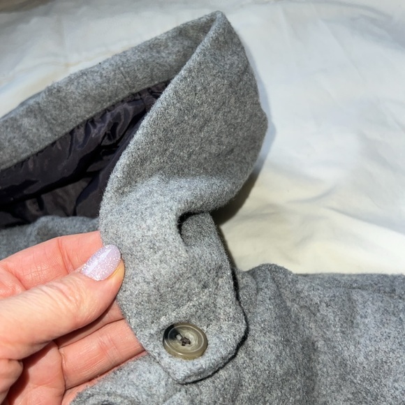 Janie and Jack kids boys wool gray coat size 7 to 8 years - Picture 7 of 9